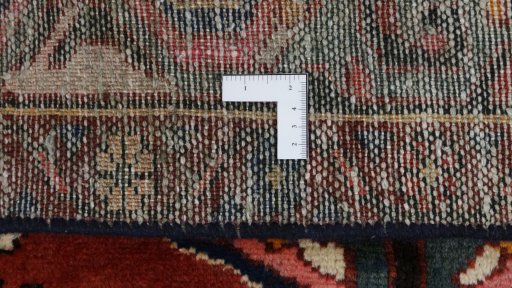 Full view of 2000s Bakhtiar rug from Iran / Persia, 265 × 165 cm in Multi Color tones