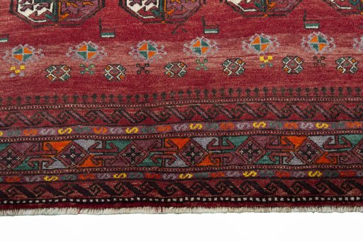 Central medallion detail of 2000s Baloch rug from Iran / Persia