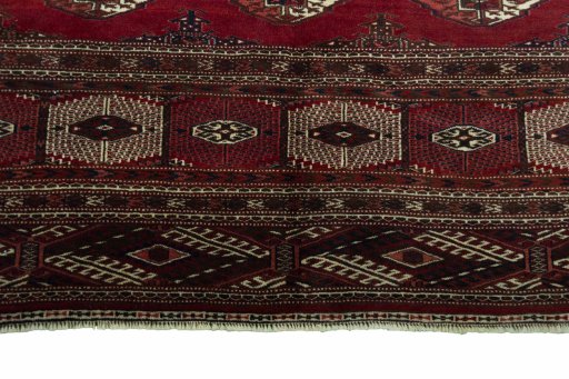 Central medallion detail of 2000s Baloch rug from Iran / Persia
