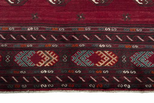 Central medallion detail of 2000s Baloch rug from Iran / Persia