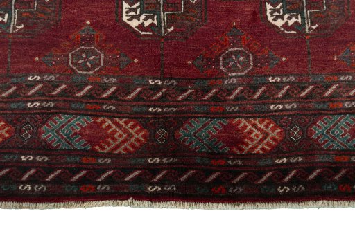 Central medallion detail of 2000s Baloch rug from Iran / Persia