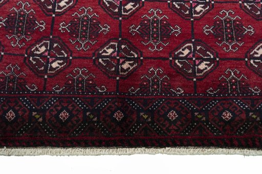Central medallion detail of 2000s Baloch rug from Iran / Persia