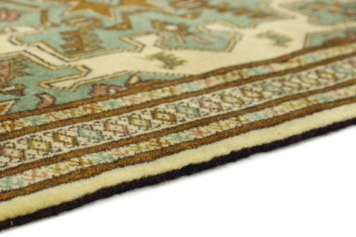 Central medallion detail of 2000s Baloch rug from Iran / Persia