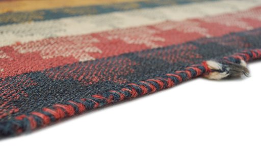 Central medallion detail of 1940s Ghashghai rug from Iran / Persia