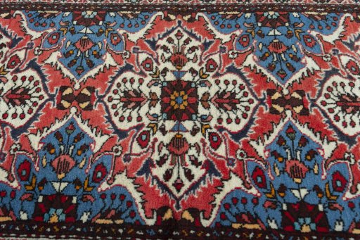 Central medallion detail of New Hamedan rug from Iran / Persia