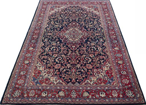 Surface texture of New Hamedan rug with natural Wool and intricate pattern