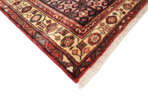Central medallion detail of 1990s Hamedan rug from Iran / Persia