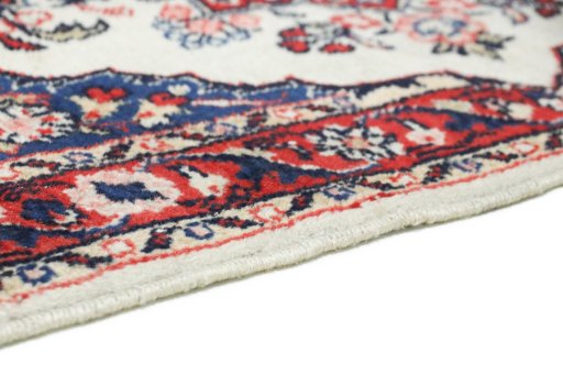Central medallion detail of 1990s Hamedan rug from Iran / Persia