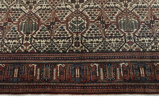 Central medallion detail of 1950s Joshagan rug from Iran / Persia