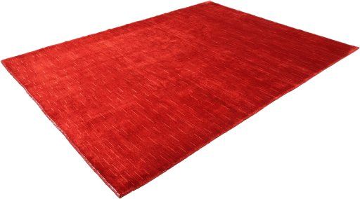 Corner detail of New Lori rug showing border pattern and Wool pile