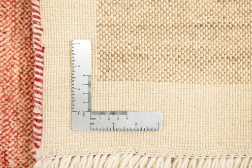 Close-up detail of New Lori rug from Iran / Persia showing Wool weave