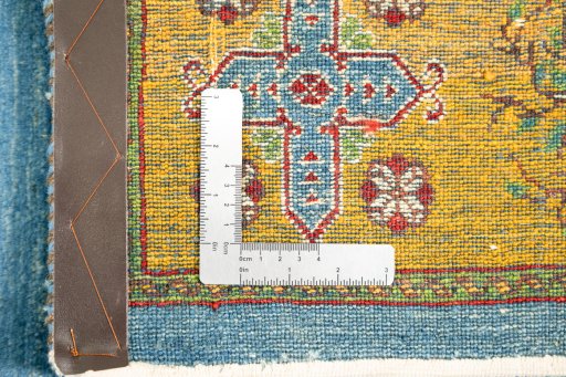 Full view of 2010s Lori rug from Iran / Persia, 245 × 168 cm in Blue tones