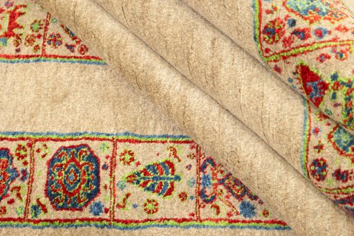 Full view of New Lori rug from Iran / Persia, 238 × 170 cm in Gray tones