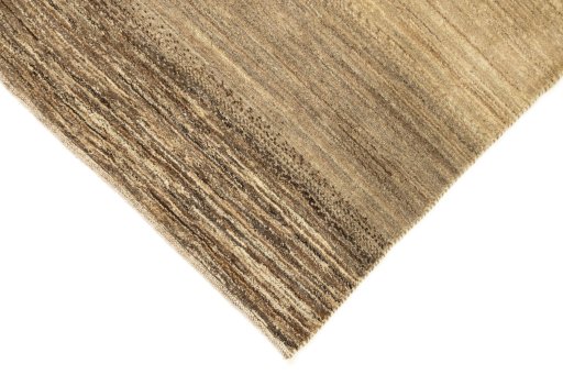 Backside of handmade New Lori rug showing knot structure and weave density