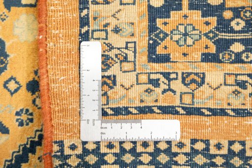 Full view of New Lori rug from Iran / Persia, 231 × 168 cm in Terracotta tones