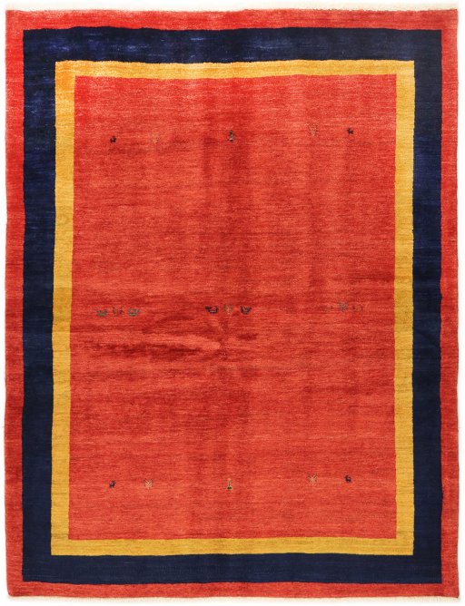 Full view of New Lori rug from Iran / Persia, 211 × 160 cm in Red tones