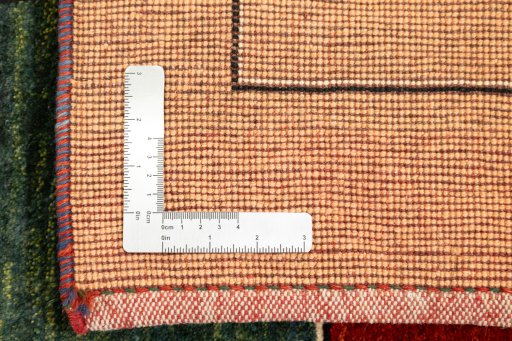 Close-up detail of New Lori rug from Iran / Persia showing Wool weave