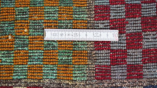 Full view of New Lori rug from Iran / Persia, 193 × 109 cm in Multi Color tones