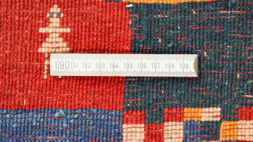 Full view of New Lori rug from Iran / Persia, 119 × 81 cm in Multi Color tones