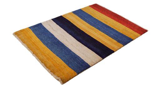 Close-up detail of New Lori rug from Iran / Persia showing Wool weave