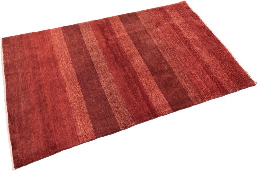 Corner detail of New Lori rug showing border pattern and Wool pile