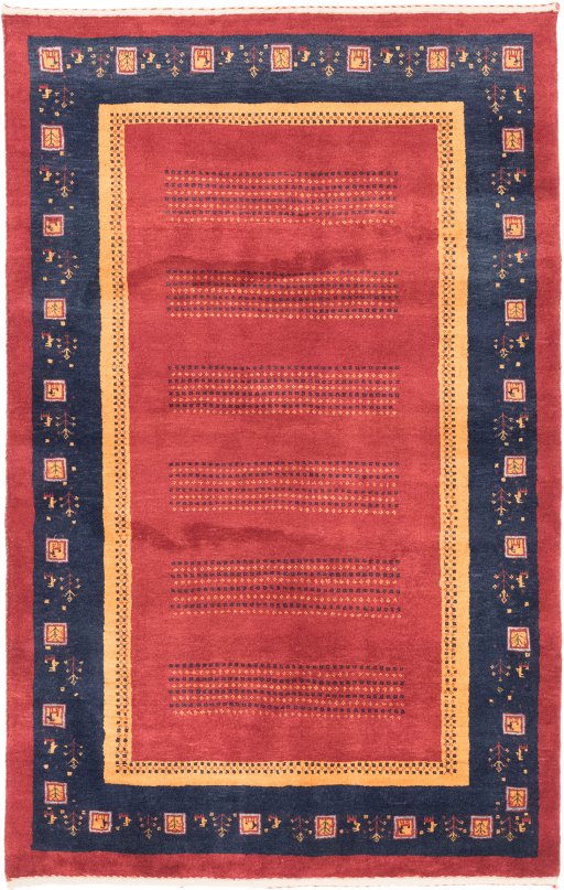 Full view of New Lori rug from Iran / Persia, 175 × 114 cm in Red tones