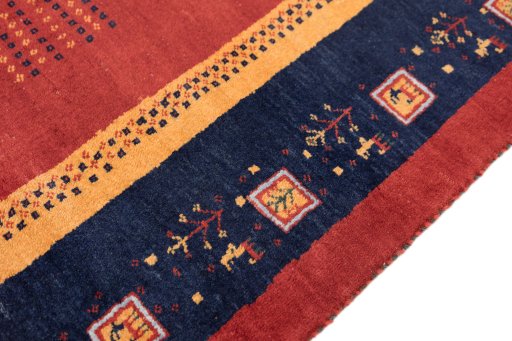 Full view of New Lori rug from Iran / Persia, 175 × 114 cm in Red tones