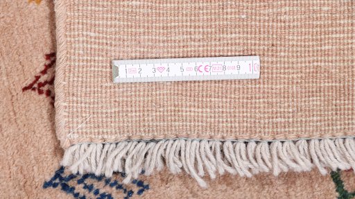 Full view of New Lori rug from Iran / Persia, 152 × 114 cm in Beige tones