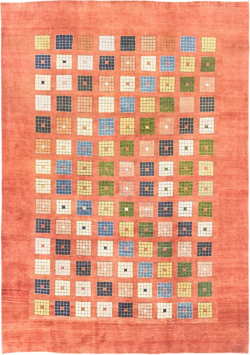 Full view of New Lori rug from Iran / Persia, 343 × 241 cm in Red tones