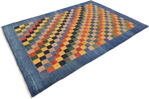 Close-up detail of New Lori rug from Iran / Persia showing Wool weave