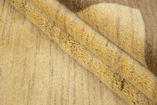 Full view of New Lori rug from Iran / Persia, 330 × 251 cm in Cream tones