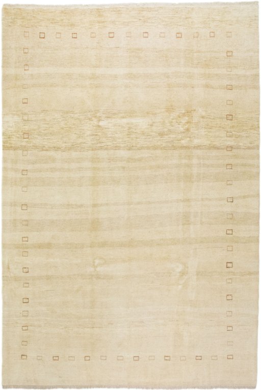 Full view of New Lori rug from Iran / Persia, 356 × 244 cm in Cream tones