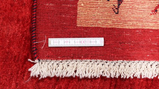Full view of New Lori rug from Iran / Persia, 201 × 155 cm in Red tones