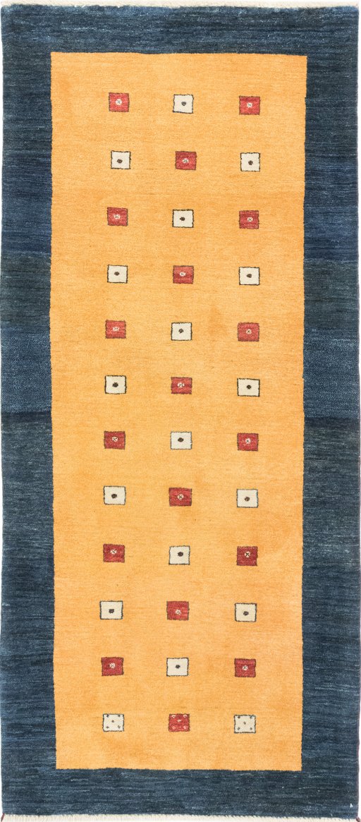 Full view of New Lori rug from Iran / Persia, 198 × 89 cm in Brown tones