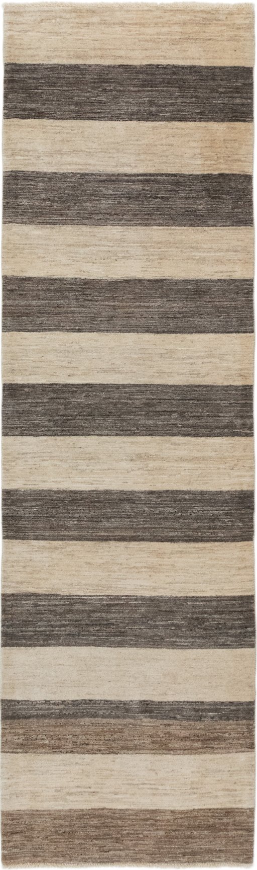 Full view of New Lori rug from Iran / Persia, 297 × 84 cm in Cream tones