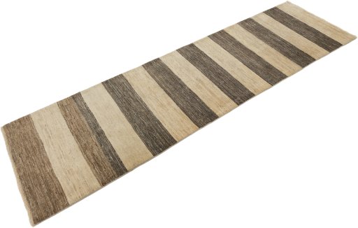 Corner detail of New Lori rug showing border pattern and Wool pile