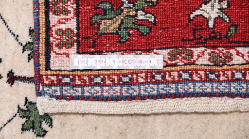 Full view of New Lori rug from Iran / Persia, 351 × 257 cm in Cream tones