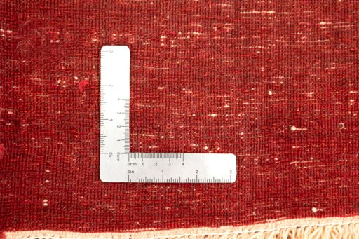 Close-up detail of New Lori rug from Iran / Persia showing Wool weave