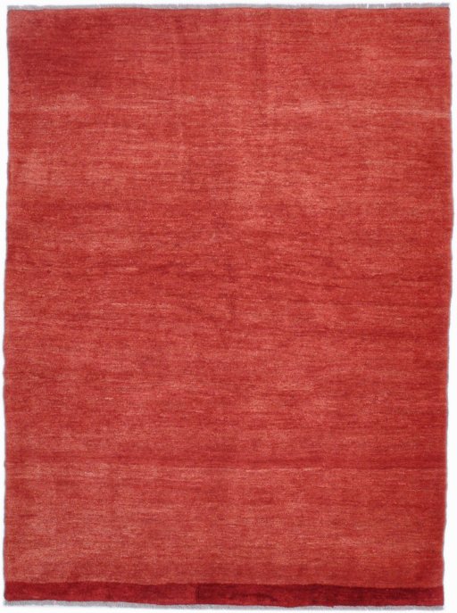 Full view of 1980s Lori rug from Iran / Persia, 231 × 170 cm in Red tones