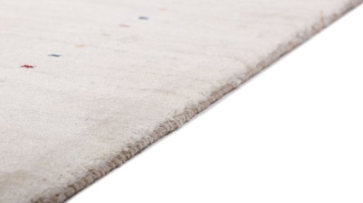 Close-up detail of 1980s Lori rug from Iran / Persia showing Wool weave
