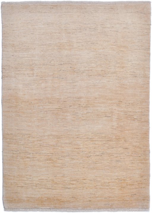 Full view of 1980s Lori rug from Iran / Persia, 196 × 142 cm in Beige tones