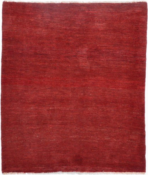 Full view of New Lori rug from Iran / Persia, 168 × 145 cm in Dark red tones