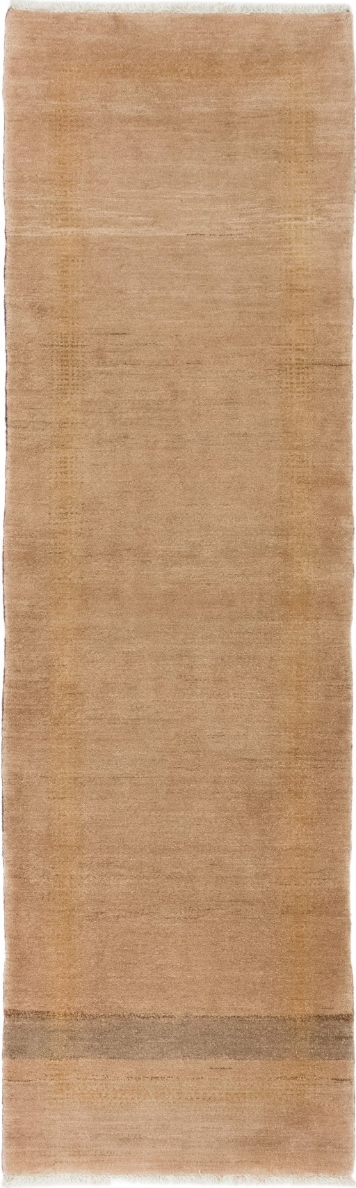 Full view of 1980s Lori rug from Iran / Persia, 290 × 89 cm in Brown tones