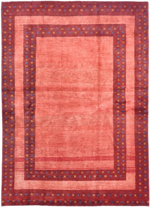 Full view of New Lori rug from Iran / Persia, 239 × 173 cm in Red tones
