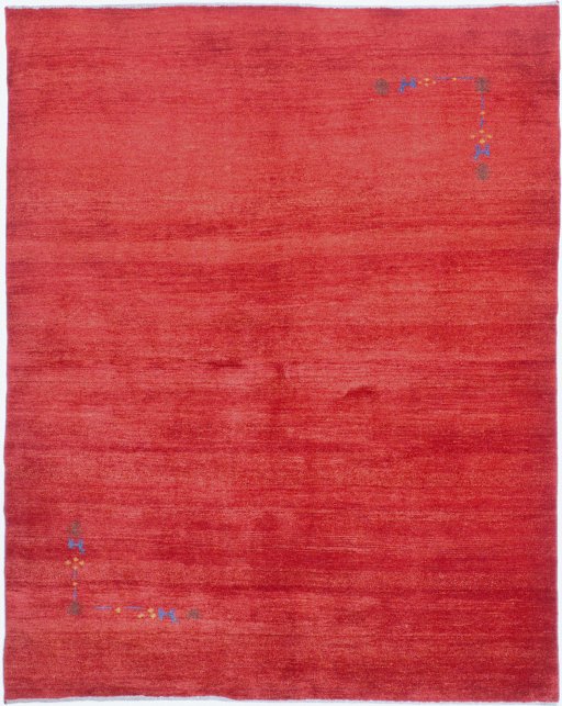Full view of New Lori rug from Iran / Persia, 295 × 208 cm in Red tones