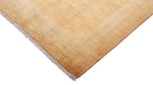 Backside of handmade New Lori rug showing knot structure and weave density