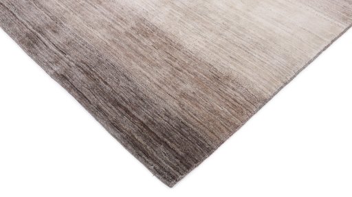 Backside of handmade New Lori rug showing knot structure and weave density