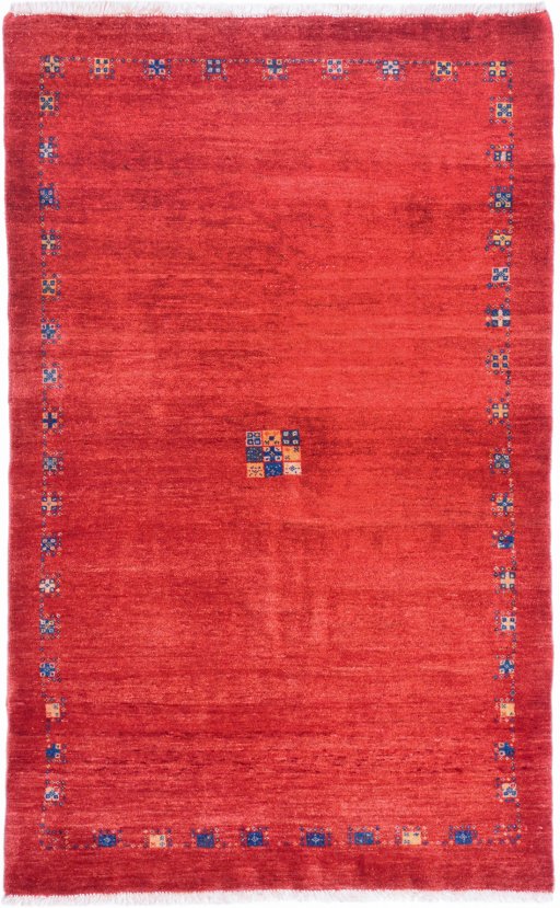 Full view of New Lori rug from Iran / Persia, 152 × 97 cm in Red tones