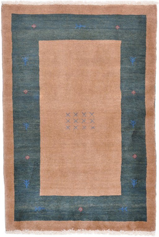 Full view of New Lori rug from Iran / Persia, 127 × 86 cm in Brown tones