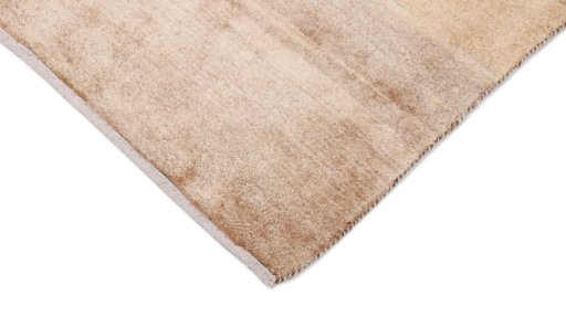 Backside of handmade New Lori rug showing knot structure and weave density